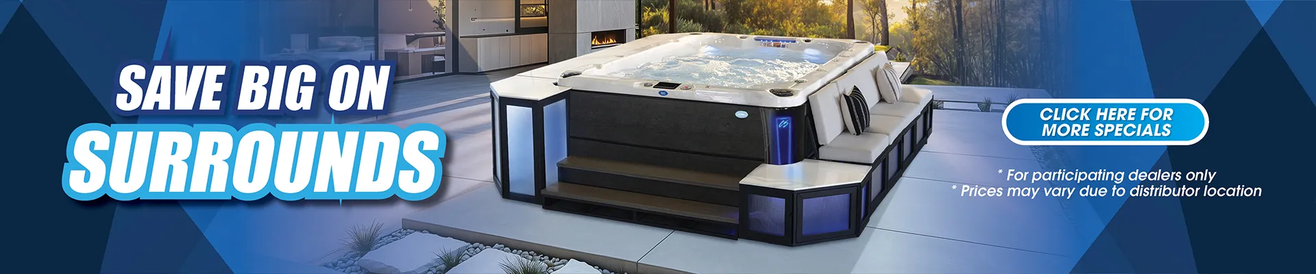 Calspas hot tub being used in a family setting - Cerritos