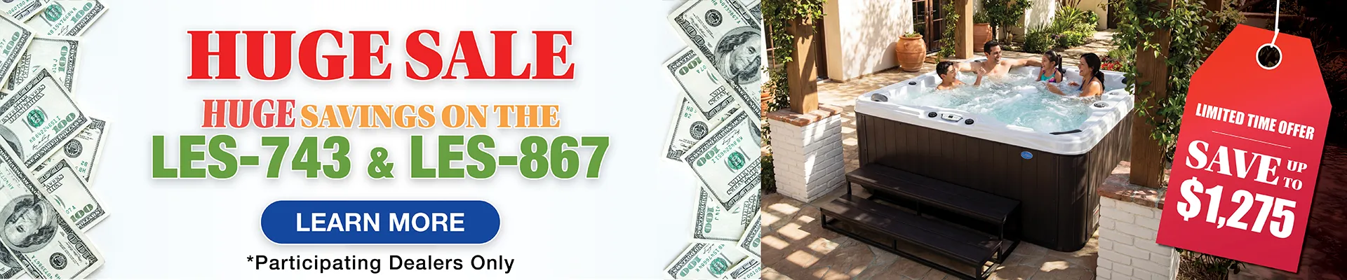 Calspas hot tub being used in a family setting - Cerritos